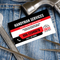 HANDYMAN REMPLACE GUY URGENT RÉPARATION NOIR ROUGE