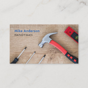 Carte De Visite Handyman, Réparation, Construction, Code QR, Vs 2