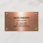 Carte De Visite Handyman Réparation de maison Maintenance Cuivre (Dos)