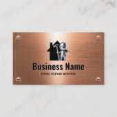 Carte De Visite Handyman Réparation de maison Maintenance Cuivre (Devant)