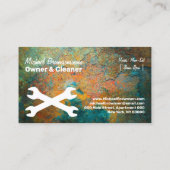 Carte De Visite Handyman Réparation Maintenance Big Hammer (Dos)