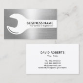 Carte De Visite Handyman Réparation Service d'entretien moderne Ar (Devant / Derrière)