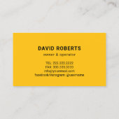 Carte De Visite Handyman Service de réparation Big Hammer Fix Mast (Dos)