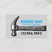 Carte De Visite Handyman Service de réparation de maison marteau V (Devant)