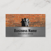 Carte De Visite Handyman Service de réparation de maison Travaille (Devant)
