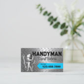 Carte De Visite Handyman Service de réparation et d'entretien Méta (Debout devant)