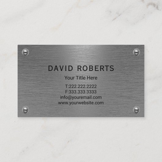 Carte De Visite Handyman Service d'entretien de réparation Faux Me (Dos)