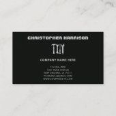 Carte De Visite Handyman Service d'entretien de réparation profess (Dos)