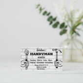 Carte de visite Handyman Services (Debout devant)