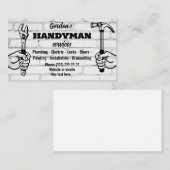 Carte de visite Handyman Services (Devant / Derrière)