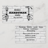 Carte de visite Handyman Services (Devant / Derrière)