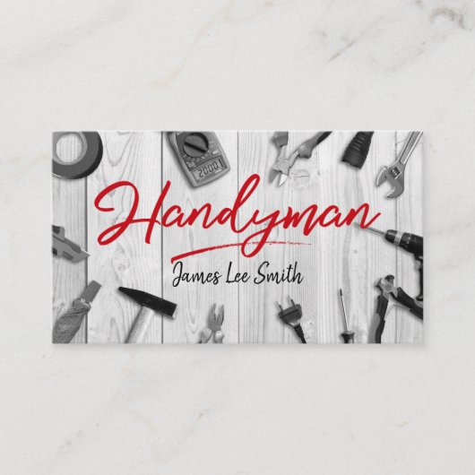 Carte de visite Handyman Services (Devant)