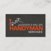 Carte De Visite Handyman Services Cool simple (Devant)