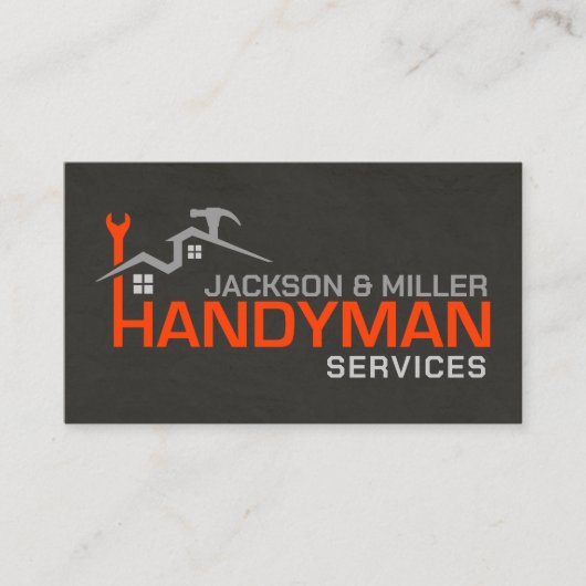 Carte De Visite Handyman Services Cool simple (Devant)