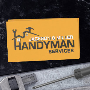 Carte De Visite Handyman Services Cool simple