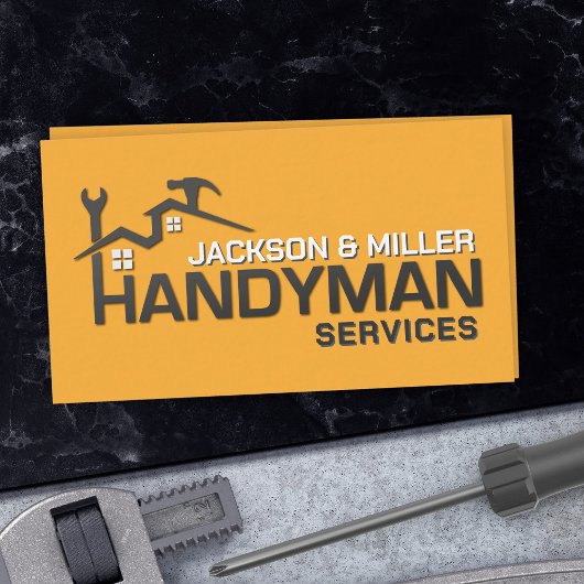 Carte De Visite Handyman Services Cool simple