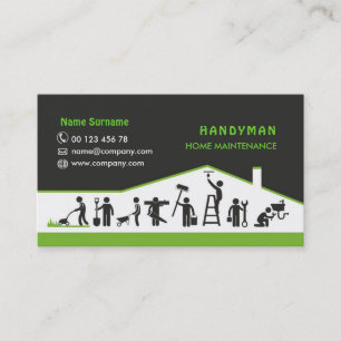 Carte De Visite Handyman services, entretien ménager