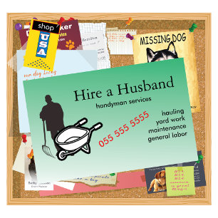 Carte De Visite Handyman Services Paysage Réparations de jardin