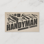 Carte De Visite Handyman services - Réparations à domicile (Devant)