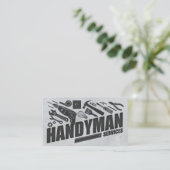 Carte De Visite Handyman services - Réparations à domicile (Debout devant)