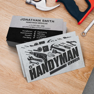Carte De Visite Handyman services - Réparations à domicile