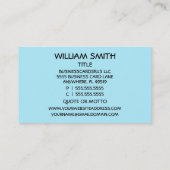 Carte de visite Handyman Stripe (Dos)