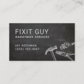 Carte De Visite Handyman Tools, Home Improvement Rustique Business (Devant)