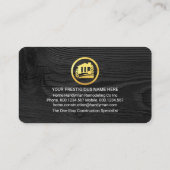 Carte De Visite Handyman Tools In Gold Building Frame (Dos)