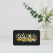 Carte De Visite Handyman Tools On Paint Splatter (Debout devant)
