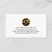 Carte De Visite Handyman Tools On Stone Layer (Dos)