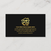 Carte De Visite Handyman Tools Tree Building (Dos)