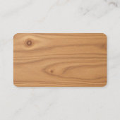 Carte De Visite Handyman Wood (Dos)