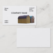 Carte De Visite hangars de style de grange (Devant / Derrière)