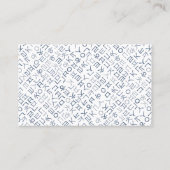 Carte De Visite Hangeul (Dos)