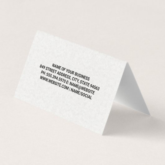 Carte De Visite Hanging | Conception de garde-robe (Dos)