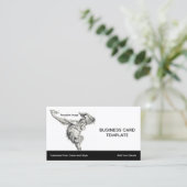 Carte De Visite Hanging Out - Young Orangutan Ape (Debout devant)