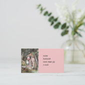 Carte De Visite Hansel et Gretel et la sorcière à la porte (Debout devant)