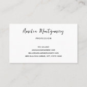 Carte De Visite Happy Ghost Retro Hippie Vibe (Dos)