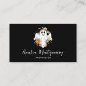 Carte De Visite Happy Ghost Retro Hippie Vibe (Devant)