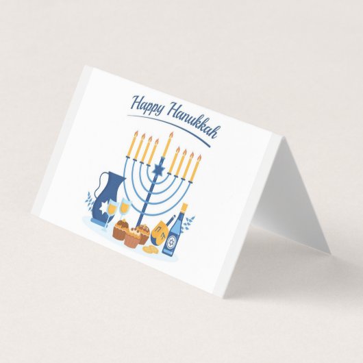 Carte De Visite happy hannukah card (Devant)