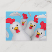 Carte De Visite Happy hen (Dos)