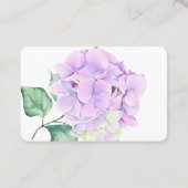 Carte De Visite Happy Hygrangea site Mariage RSVP (Dos)