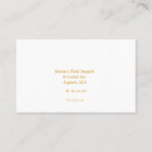 Carte De Visite Happy New Year Champagne Gift Card (Dos)