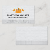 Carte De Visite Hardhat Hammers | Services de réparation à domicil (Devant / Derrière)