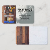 Carte De Visite Hardware Tools | Handyman | General Contractor (Devant / Derrière)