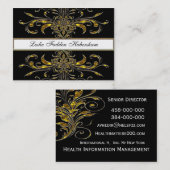 Carte De Visite Harleath Elegant Professionnel (Devant / Derrière)