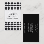 Carte De Visite Harlequin (Devant / Derrière)