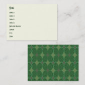 Carte De Visite Harlequin Concentris Fir (Devant / Derrière)