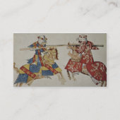 Carte De Visite Harley 4205 f.366 chevaliers joutants, c.1445 (Dos)