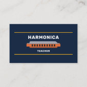 Carte De Visite Harmonica Teacher (Devant)